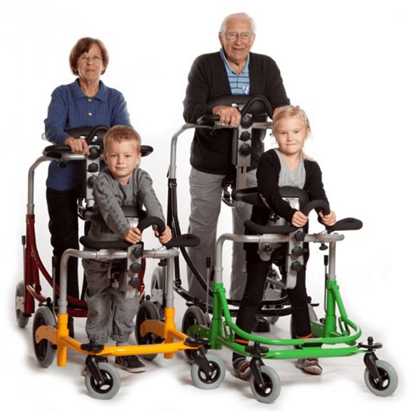 adult and pediatric users in the Meywalk 4 gait trainer