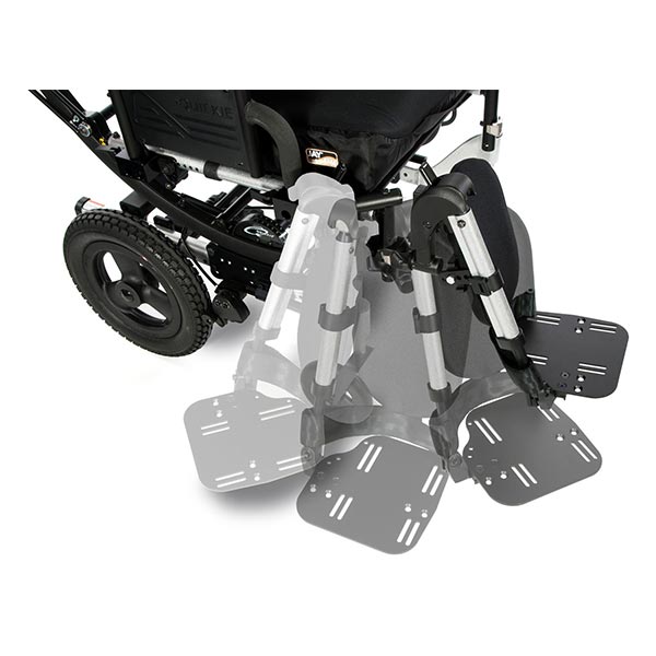 Sunrise Medical Quickie Iris Tilt-in-Space Manual Wheelchair with footrests in motion