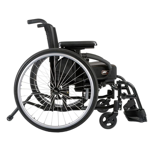 Sunrise Medical Quickie QXi Folding Manual Wheelchair side view