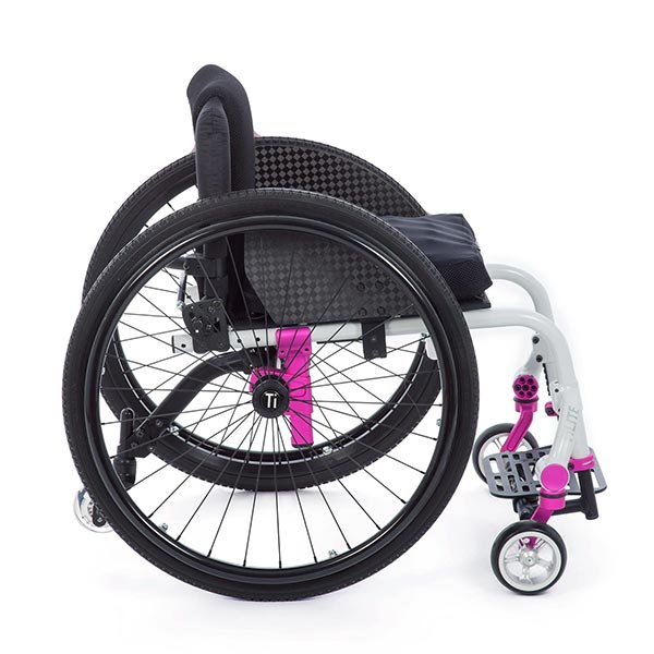 TiLite TWIST Pediatric Rigid Manual Wheelchair side view