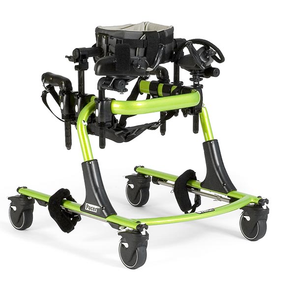 Rifton Pacer mini pediatric gait trainer in green