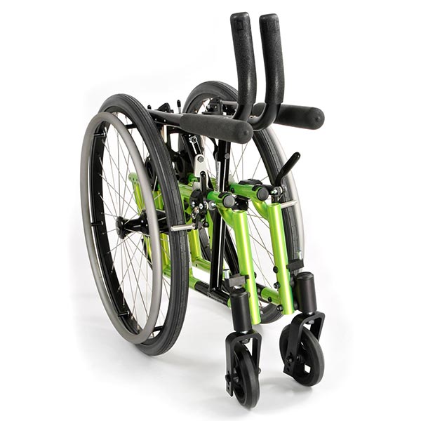 Sunrise Medical Zippie 2 Pediatric Folding Manual Wheelchair folded view