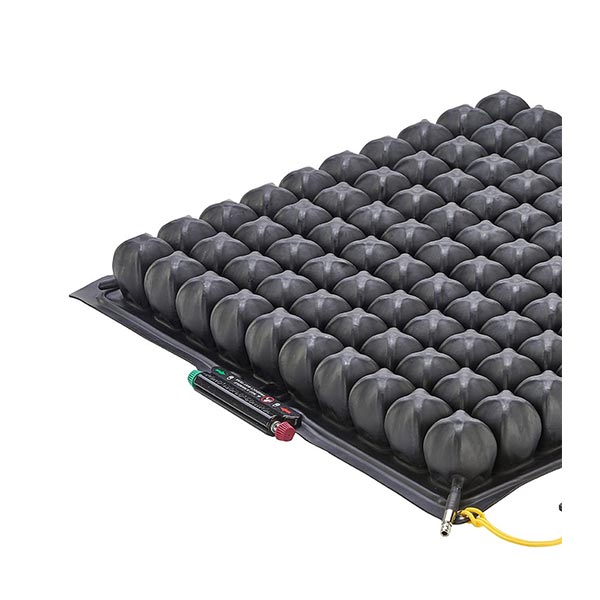 The ROHO QUADTRO SELECT LOW PROFILE wheelchair air cushion without cover