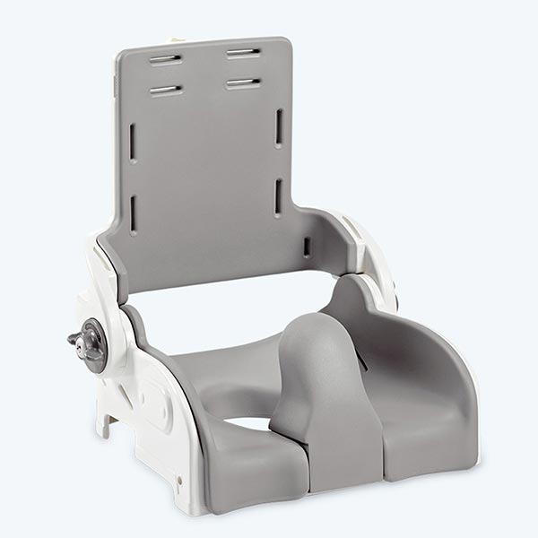 Etac/R82 Flamingo High-Low Pediatric Toileting and Bathing Chair seat view