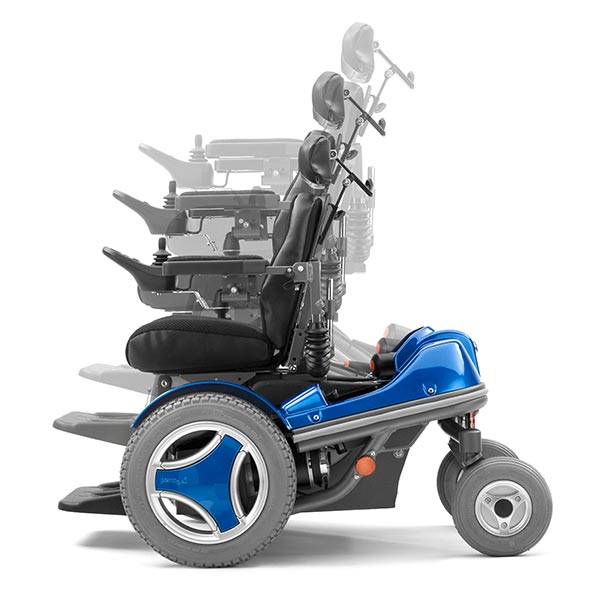 Permobil Koala Miniflex pediatric power wheelchair tilting