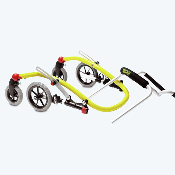 Etac/R82 Crocodile Pediatric Special Needs Walking Aid folded