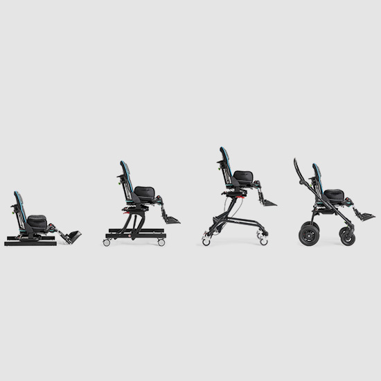 Bug is highly customizable pediatric tilt-in-space wheelchair