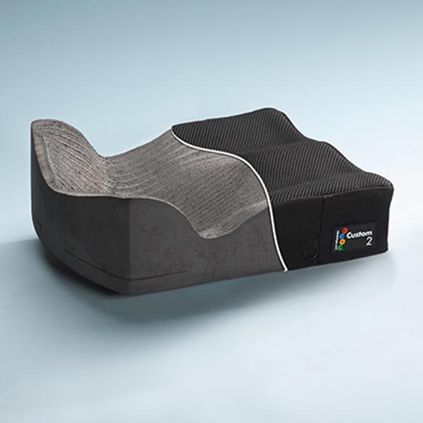 Ride Designs Custom 2 Wheelchair Cushion with mesh outer covering